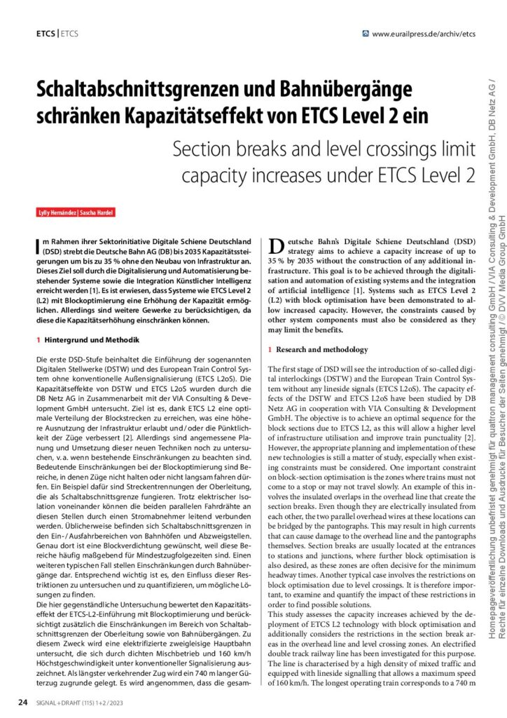 Wechselwirkung Blockteilung