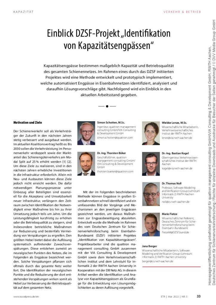 Kapazitätsengpässe
