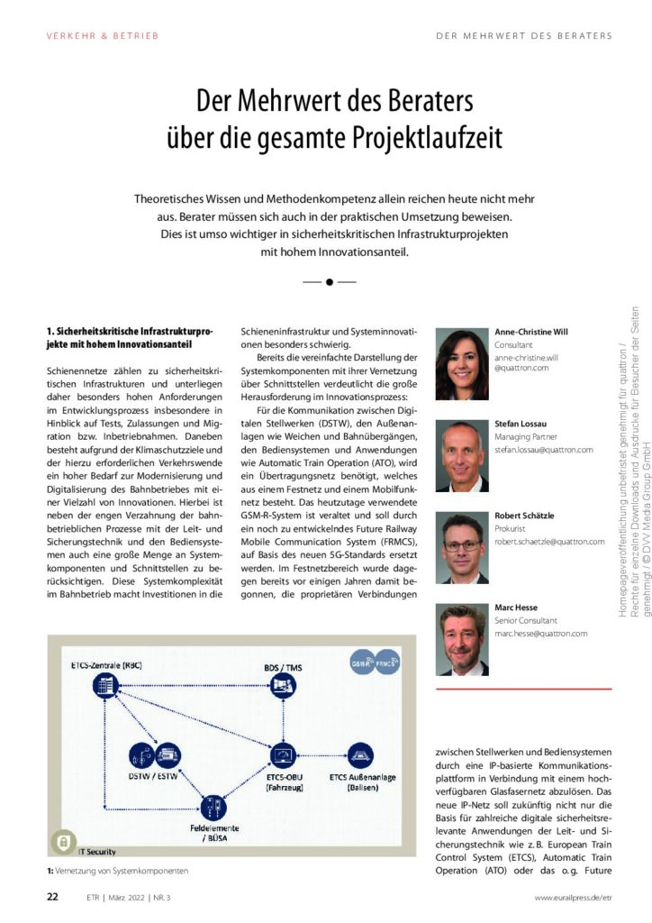 Mehrwert des Beraters