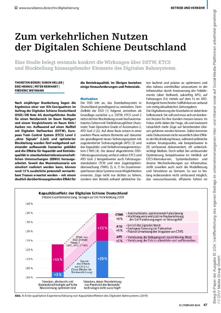 Digitale Schiene Deutschland